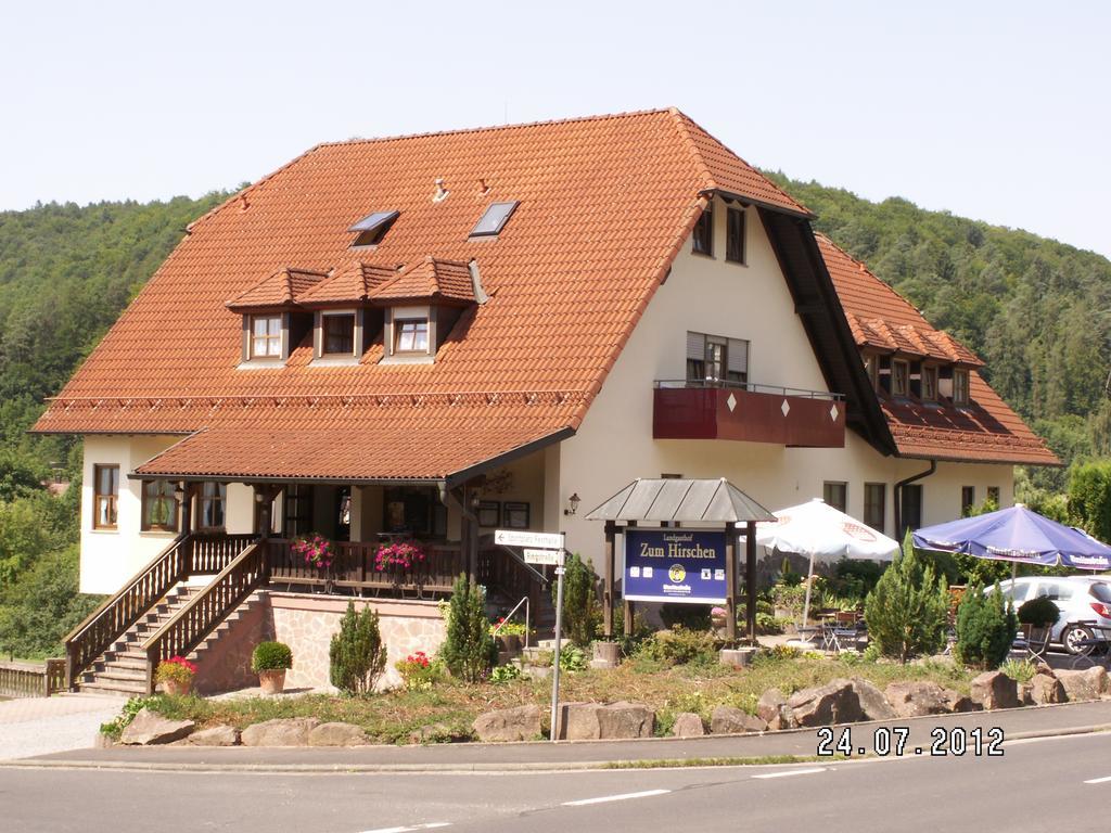 Landgasthof Zum Hirschen Hotel Hafenlohr Eksteriør billede