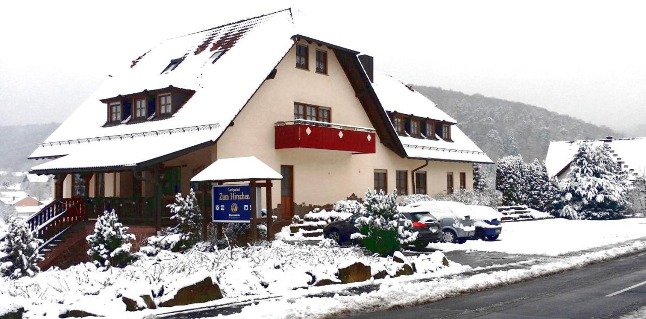 Landgasthof Zum Hirschen Hotel Hafenlohr Eksteriør billede